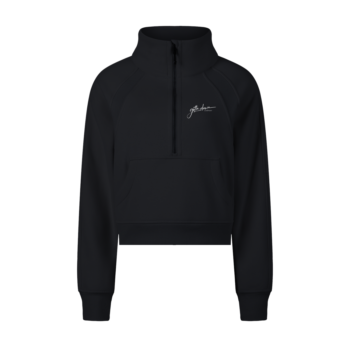 Adult 1/4 Zip Pullover in Black