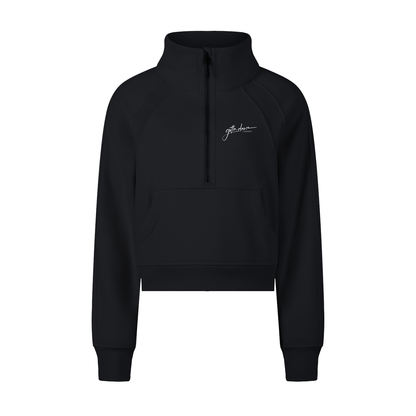 Adult 1/4 Zip Pullover in Black