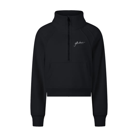 Adult 1/4 Zip Pullover in Black
